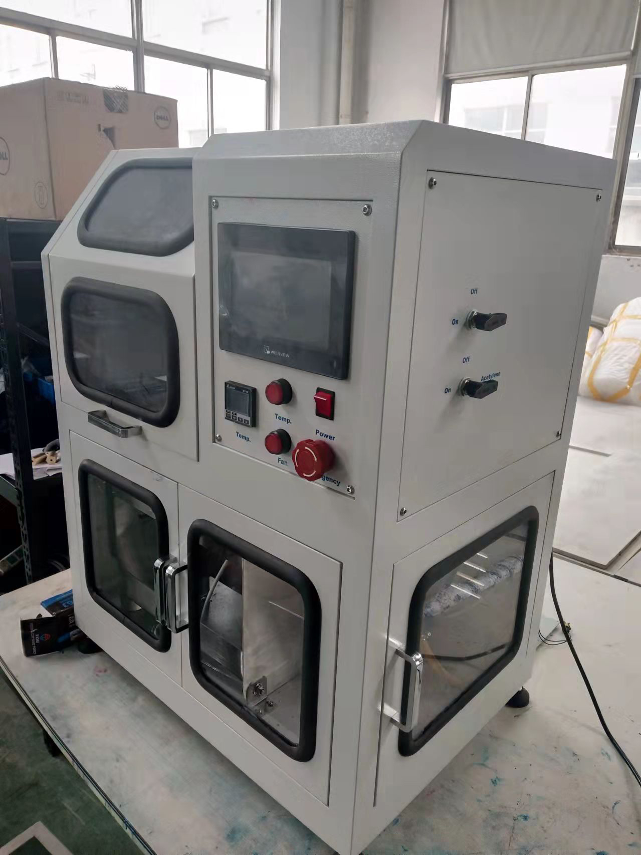 ISO 9150溶融金属ドロップインパクトテストEN 348耐火装置の小さなスプラッシュ