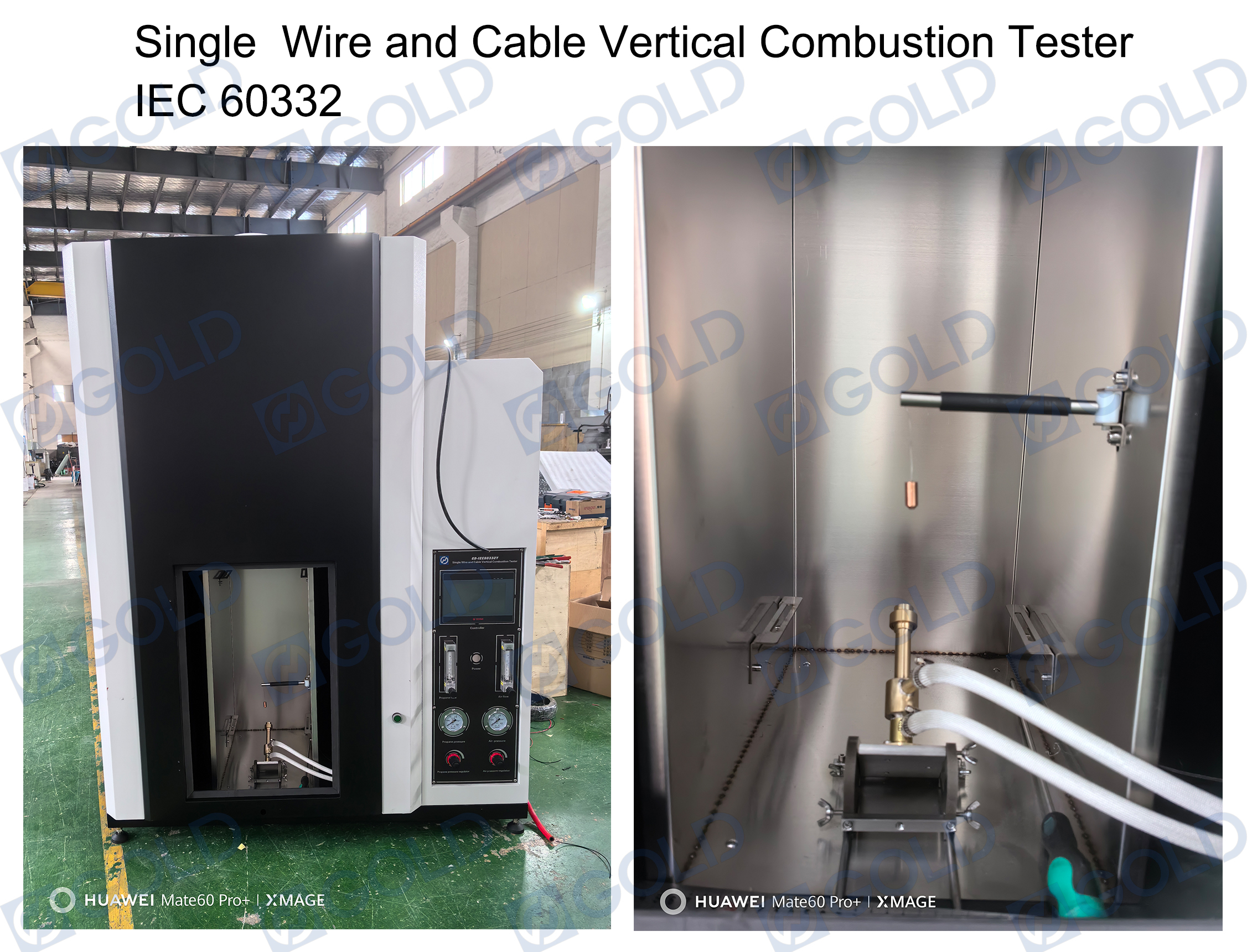 IEC 60332シングルワイヤーとケーブル垂直燃焼テスター