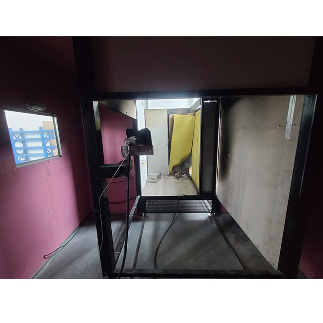 EN 13823 耐火壁パネル用単一燃焼項目（SBI）試験機