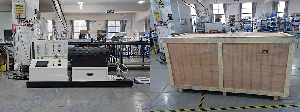 IEC 60754ケーブル腐食テスター出荷の準備ができています